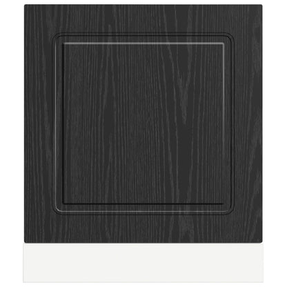 vidaXL Dishwasher Panel Kalmar Black Oak 60 x 1.5 x 57 cm