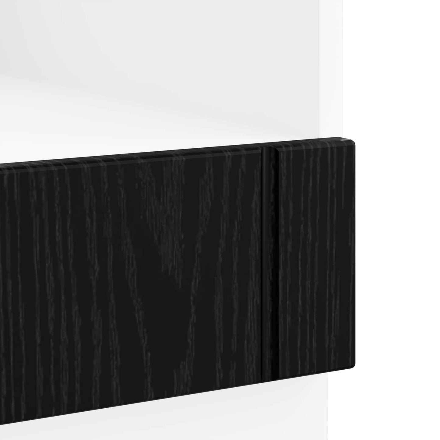 vidaXL Oven Cabinet LUCCA Black Oak 60 x 46 x 81.5 cm Engineered Wood