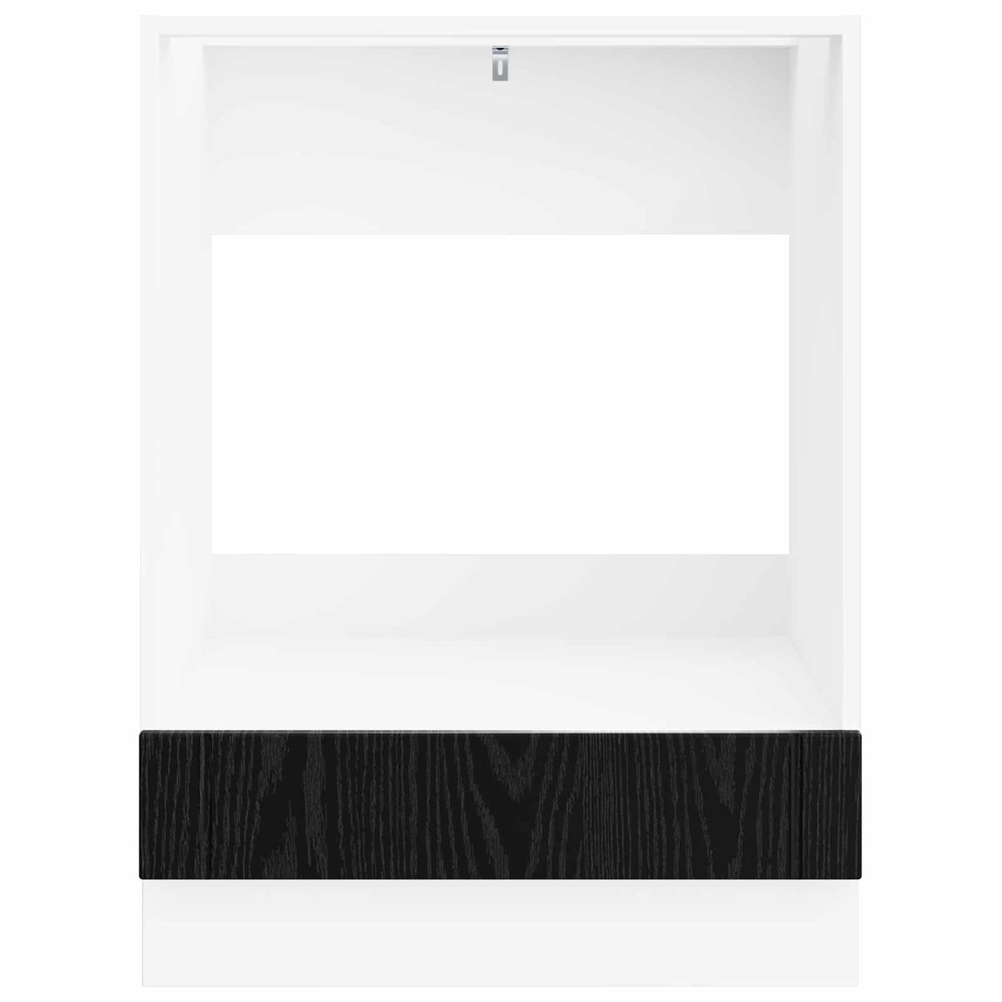 vidaXL Oven Cabinet LUCCA Black Oak 60 x 46 x 81.5 cm Engineered Wood