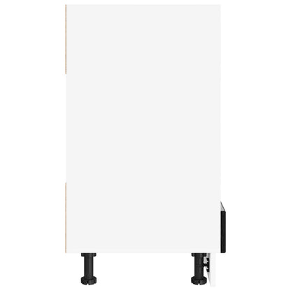 vidaXL Oven Cabinet LUCCA Black Oak 60 x 46 x 81.5 cm Engineered Wood