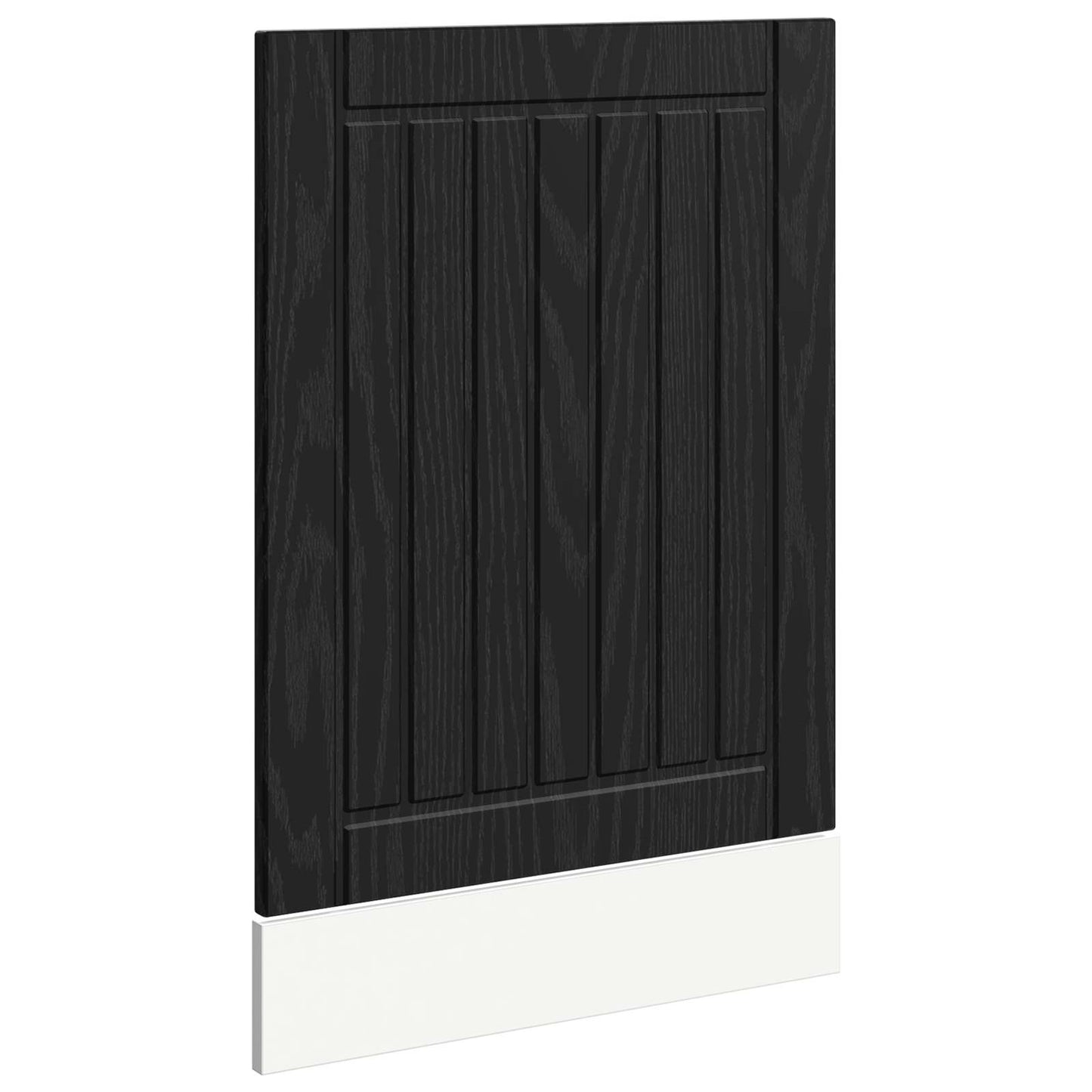 vidaXL Dishwasher Panel LUCCA Black Oak 45 x 1.5 x 57 cm
