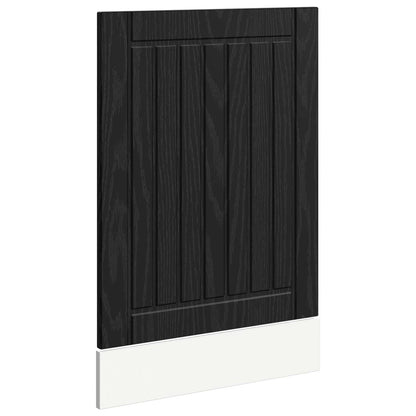 vidaXL Dishwasher Panel LUCCA Black Oak 45 x 1.5 x 57 cm