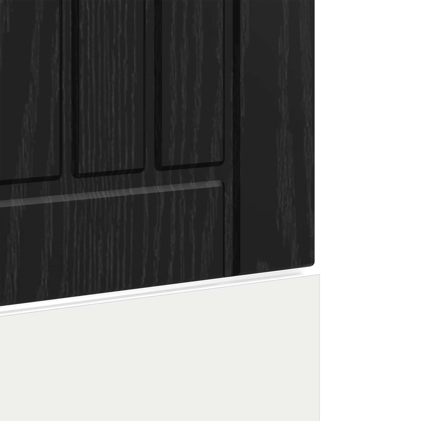 vidaXL Dishwasher Panel LUCCA Black Oak 60 x 1.5 x 57 cm