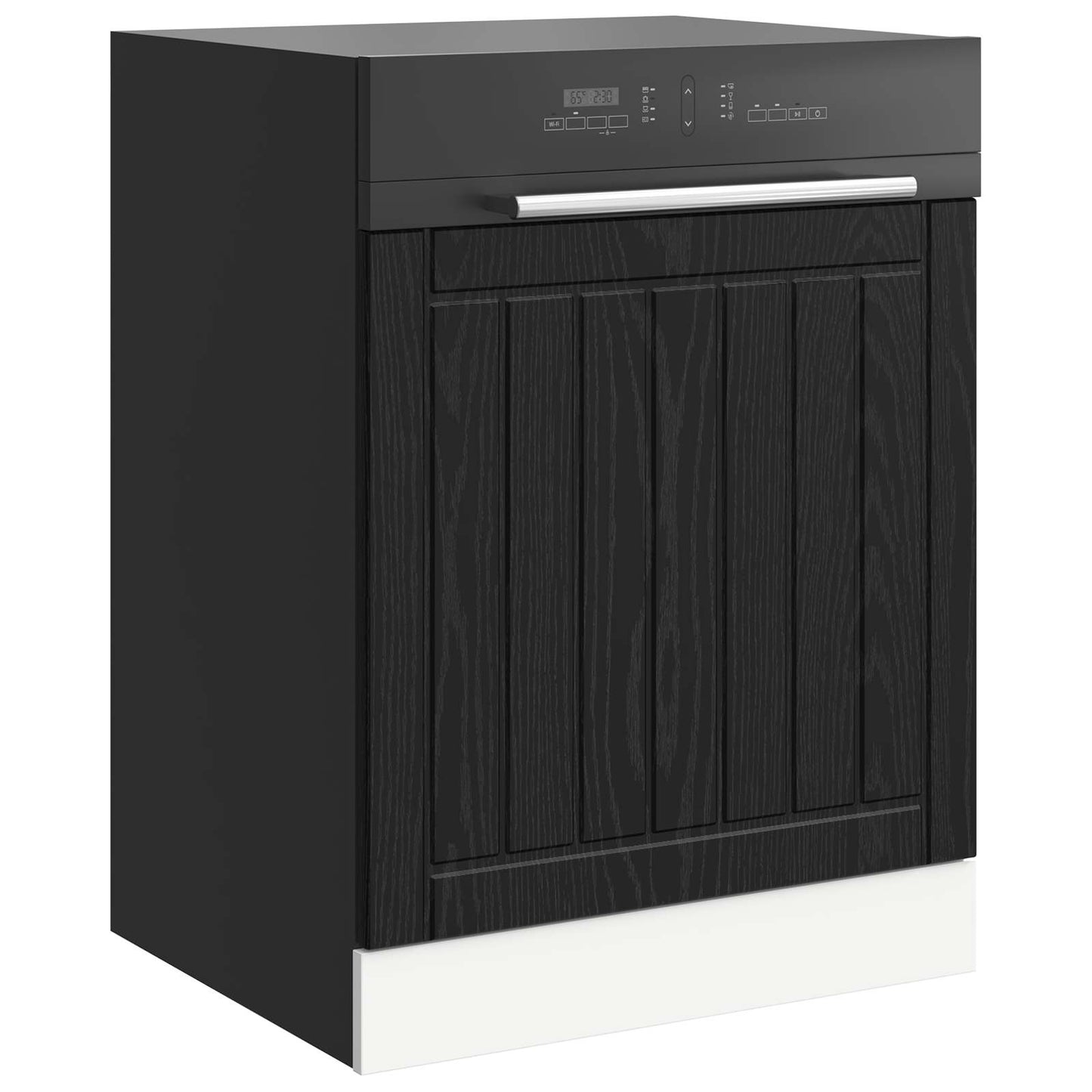 vidaXL Dishwasher Panel LUCCA Black Oak 60 x 1.5 x 57 cm
