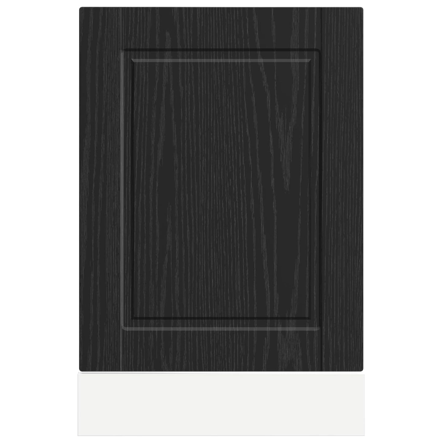 vidaXL Dishwasher Panel PORTO Black Oak 45 x 1.5 x 57 cm