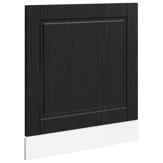 vidaXL Dishwasher Panel PORTO Black Oak 60 x 1.5 x 57 cm
