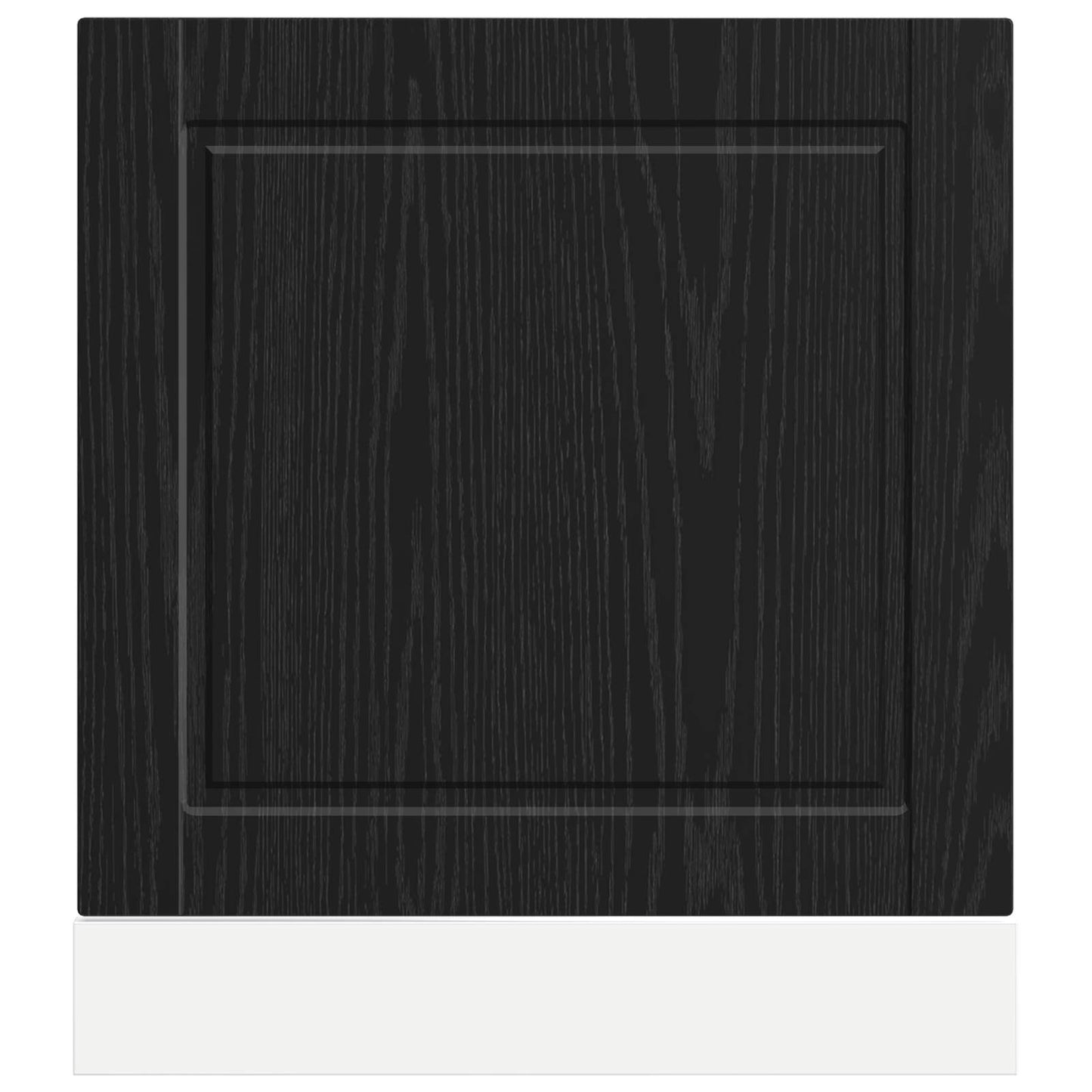 vidaXL Dishwasher Panel PORTO Black Oak 60 x 1.5 x 57 cm