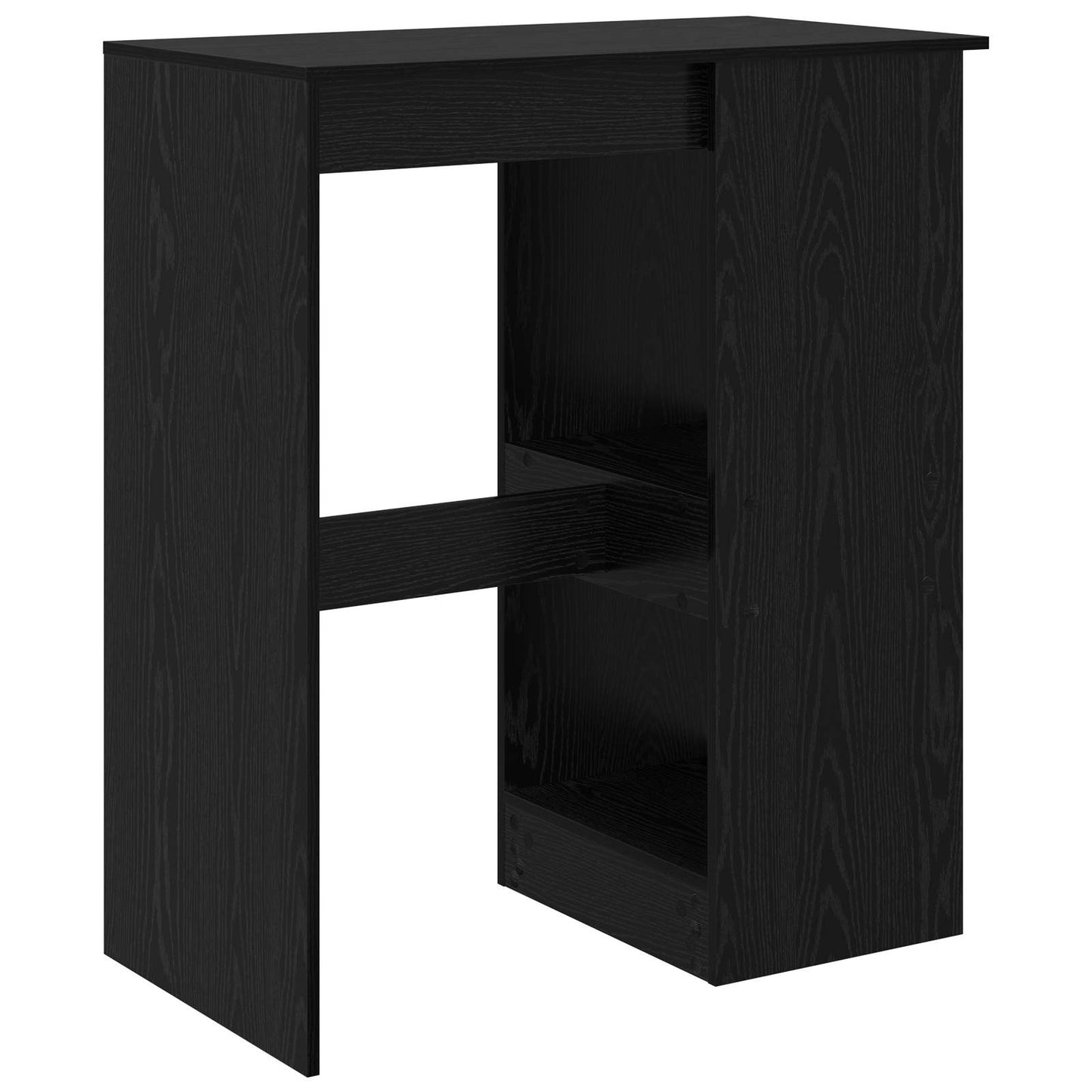 vidaXL Bar Table 90 x 47.5 x 103.5 cm Engineered Wood Black Oak