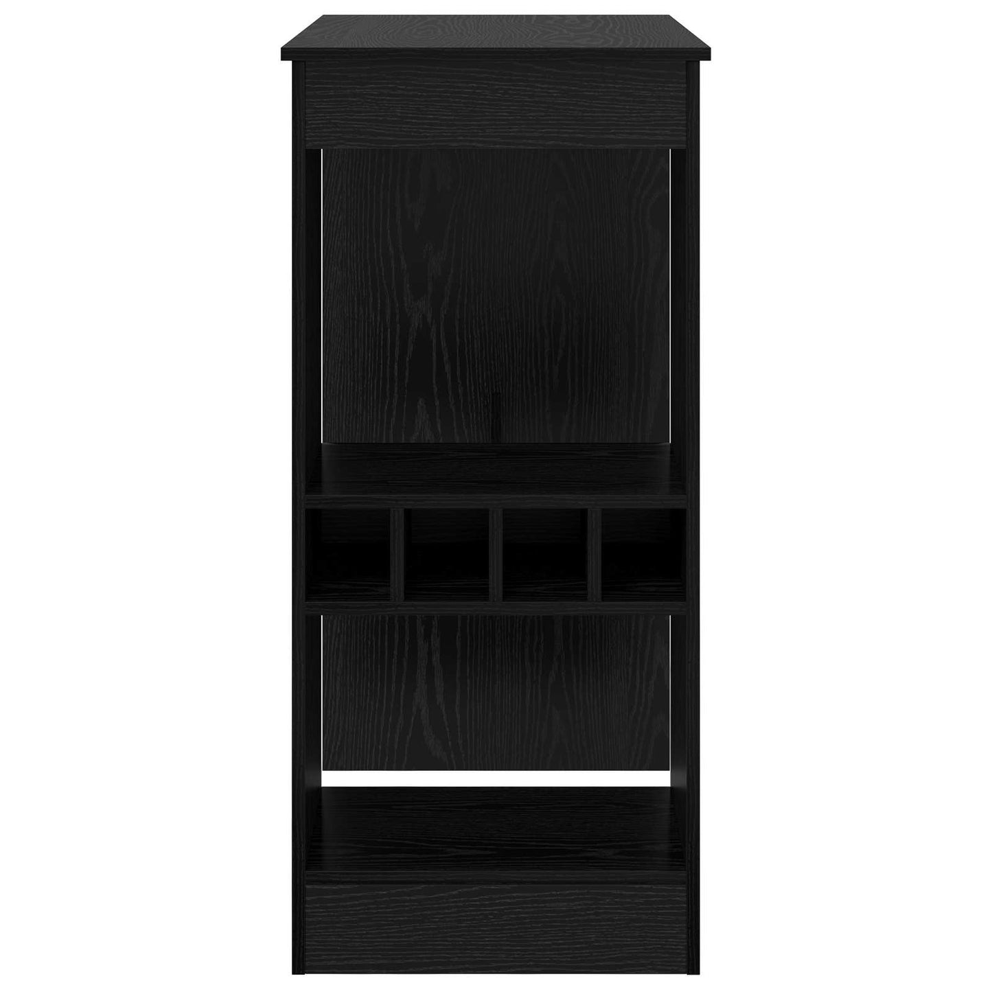 vidaXL Bar Table 90 x 47.5 x 103.5 cm Engineered Wood Black Oak