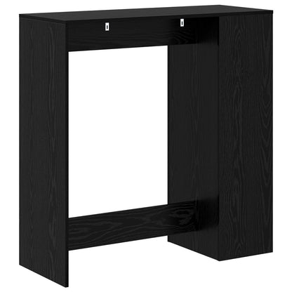 vidaXL Bar Table 101 x 40 x 103.5 cm Engineered Wood Black Oak