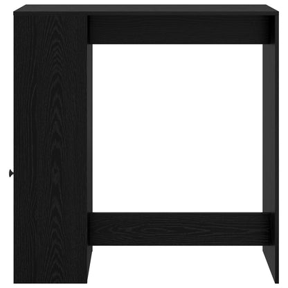 vidaXL Bar Table 101 x 40 x 103.5 cm Engineered Wood Black Oak