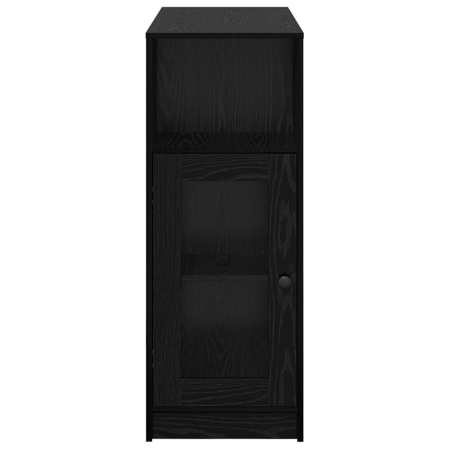 vidaXL Bar Table 101 x 40 x 103.5 cm Engineered Wood Black Oak