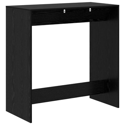 vidaXL Bar Table 102 x 50 x 103.5 cm Engineered Wood Black Oak