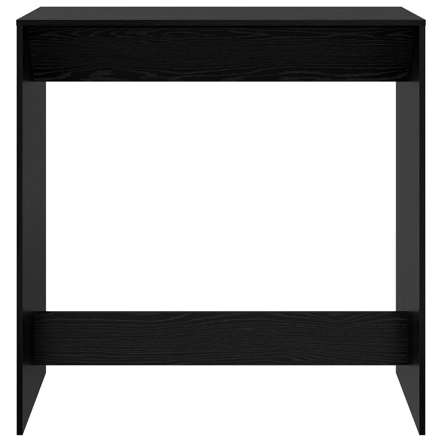 vidaXL Bar Table Black Oak 102 x 50 x 103.5 cm Engineered Wood