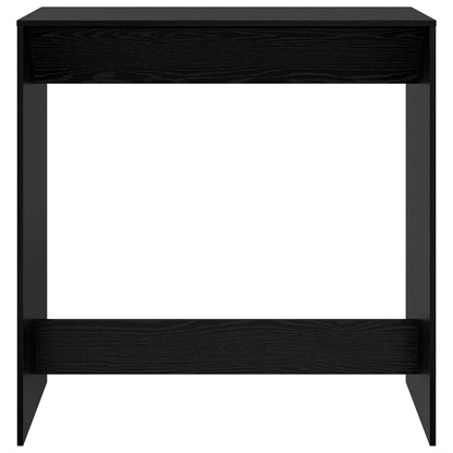 vidaXL Bar Table Black Oak 102 x 50 x 103.5 cm Engineered Wood