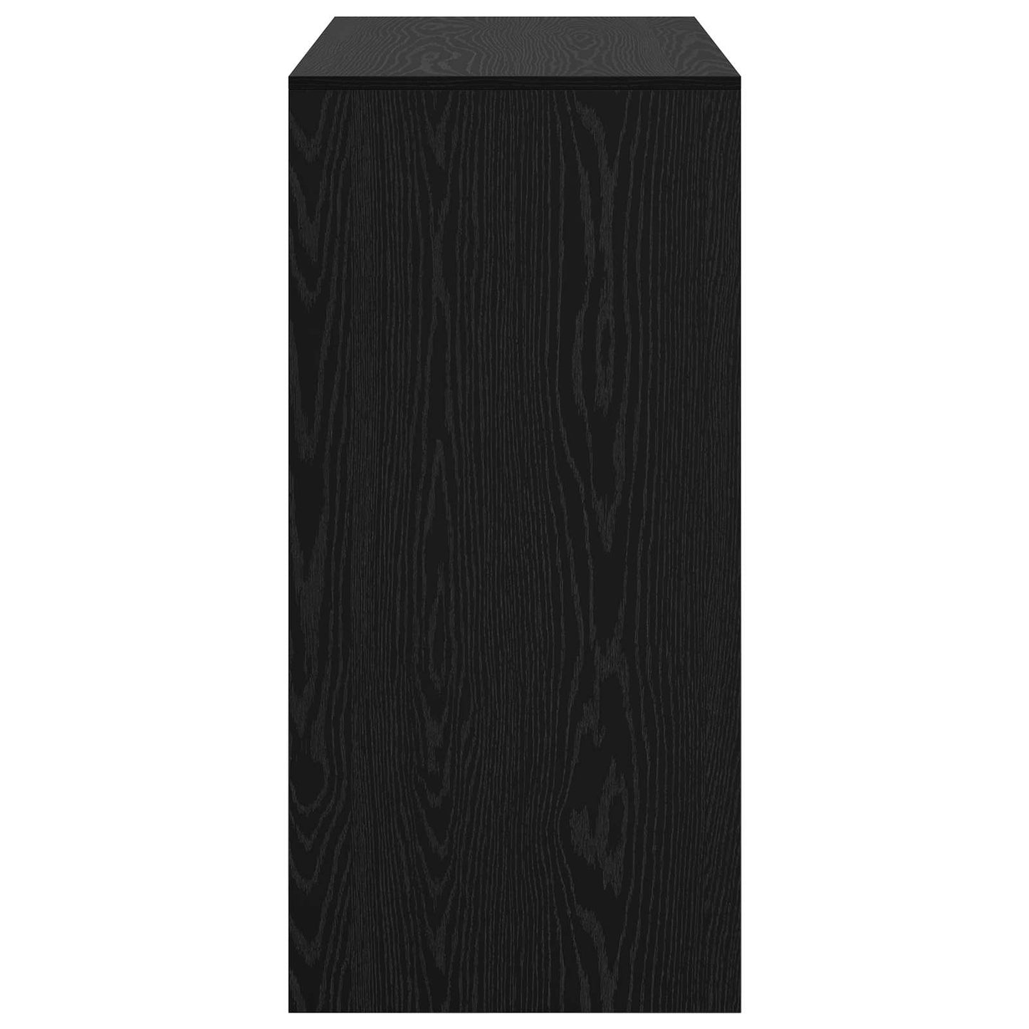 vidaXL Bar Table Black Oak 102 x 50 x 103.5 cm Engineered Wood