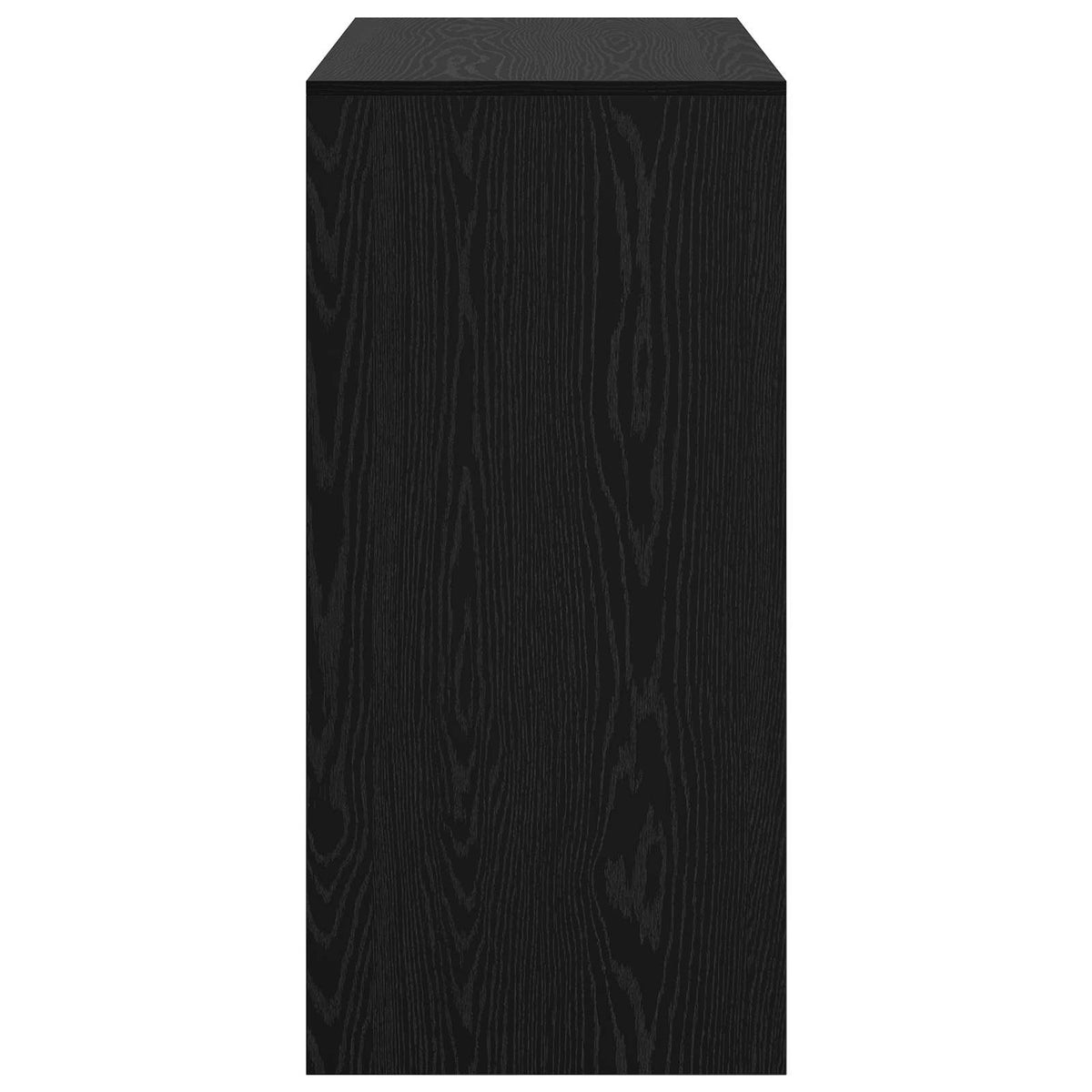 vidaXL Bar Table 102 x 50 x 103.5 cm Engineered Wood Black Oak