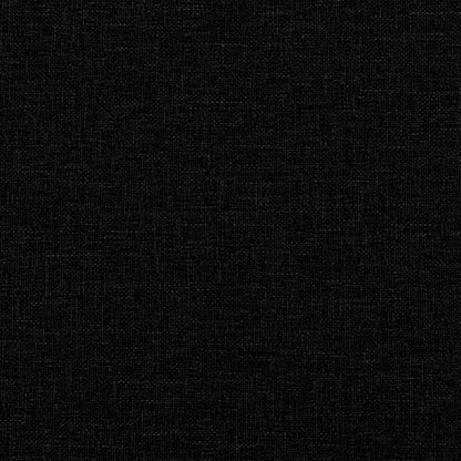 vidaXL Bed Frame with Headboard Black 90 x 190 cm Fabric