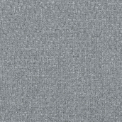 vidaXL Bed Frame with Headboard Light Grey 180 x 200 cm Fabric