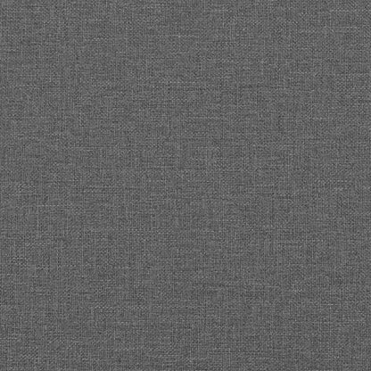 vidaXL Bed Frame with Headboard Dark Grey 90 x 190 cm Fabric