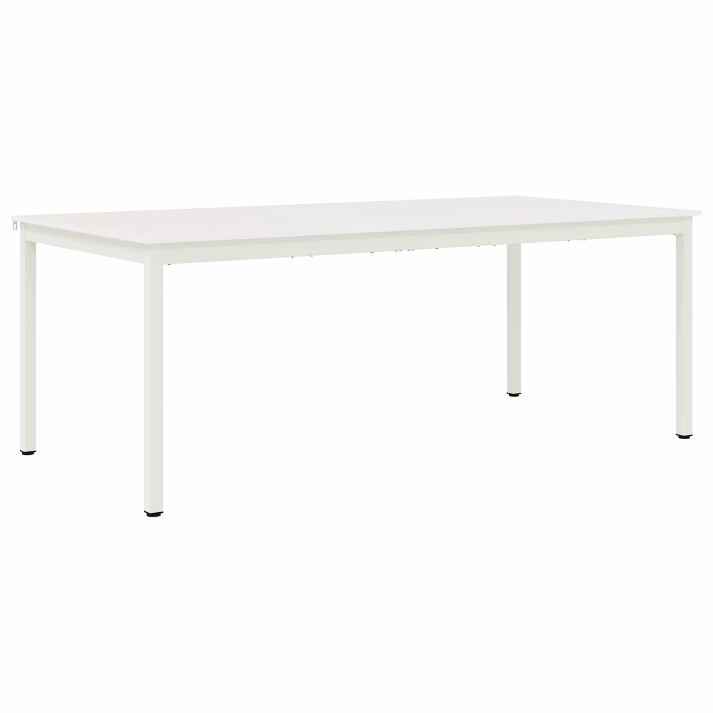 vidaXL Dining Table White 200 x 100 x 75 cm Solid Pine Wood