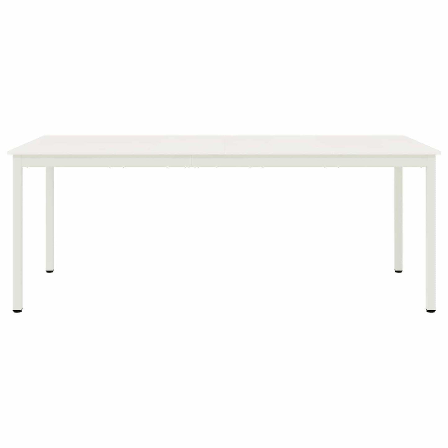 vidaXL Dining Table White 200 x 100 x 75 cm Solid Pine Wood