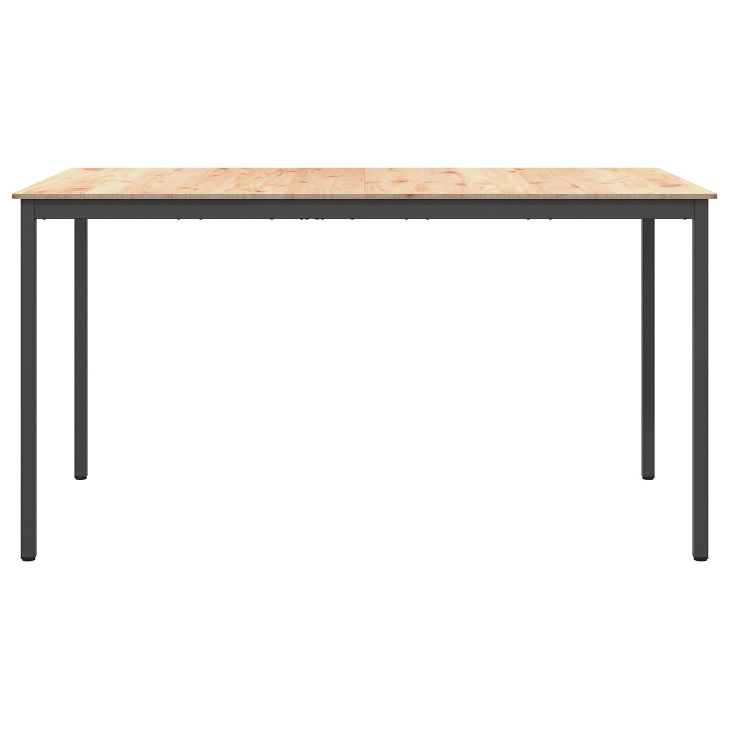 vidaXL Bar Table Natural 200 x 100 x 105 cm Solid Pine Wood