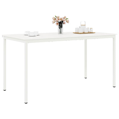 vidaXL Bar Table White 200 x 100 x 105 cm Solid Pine Wood