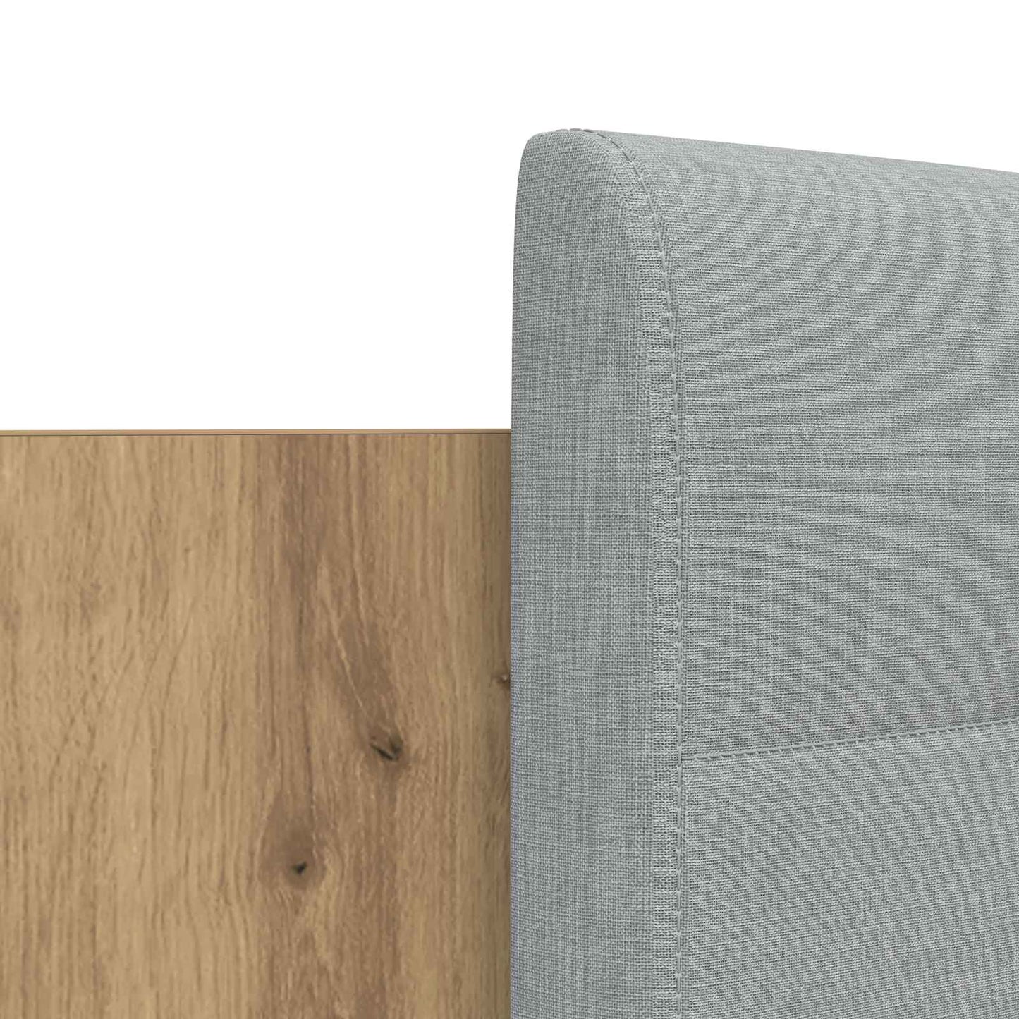 vidaXL Bed Frame with Headboard with Storage Artisan Oak 120 x 200 cm