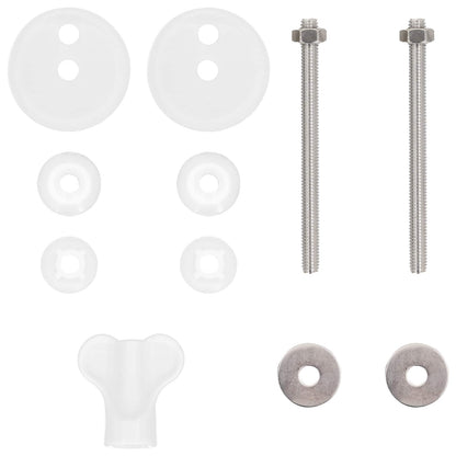 vidaXL Toilet Seat 2 pcs Blue 43.8 x 37.8 cm MDF board