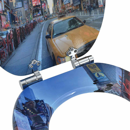 vidaXL Toilet Seat 2 pcs Multicolour 43.8 x 37.8 cm MDF board