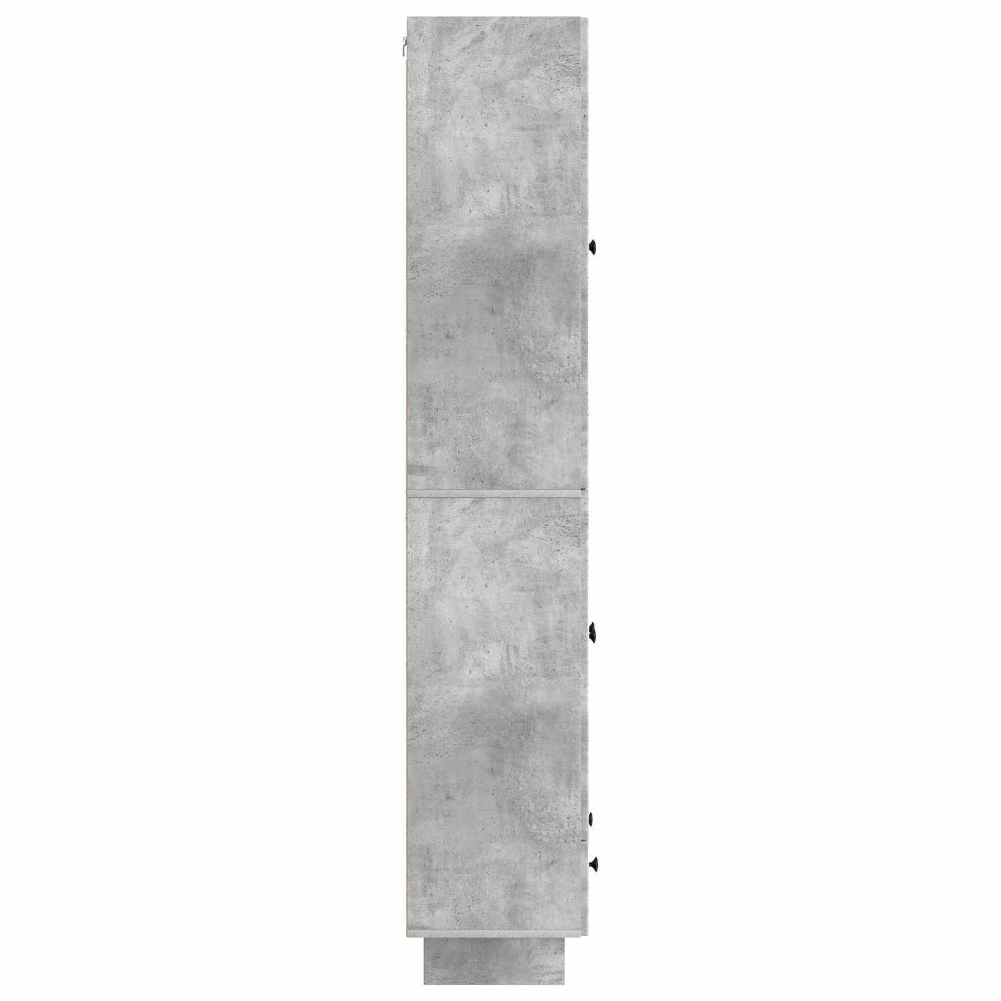 vidaXL Cabinet Set 2 pcs Concrete Grey 66 x 34.5 x 95 cm