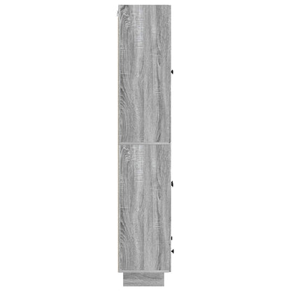 vidaXL Cabinet Set 2 pcs Grey Sonoma 66 x 34.5 x 95 cm Engineered Wood