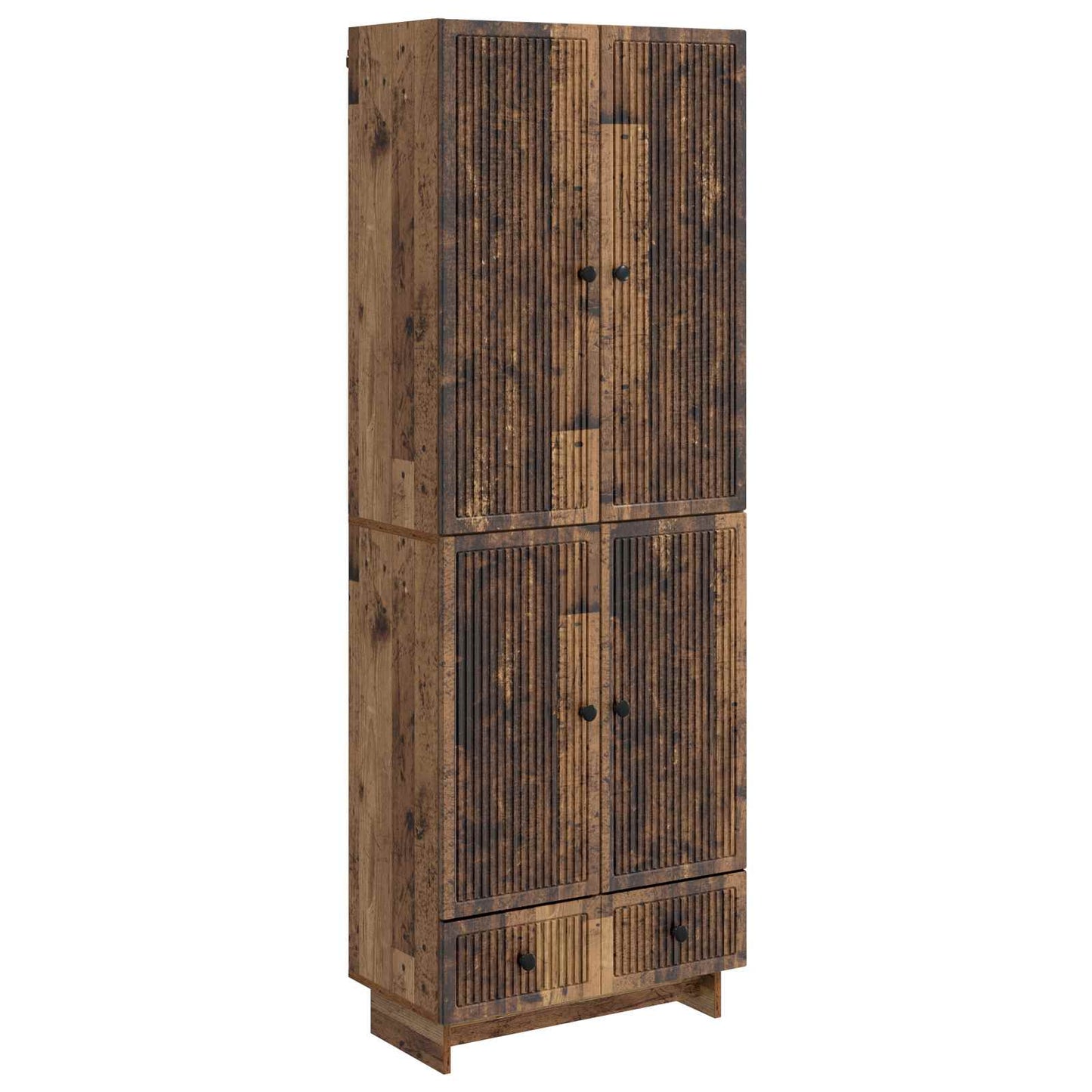 vidaXL Cabinet Set 2 pcs Old Wood 66 x 34.5 x 95 cm Engineered Wood