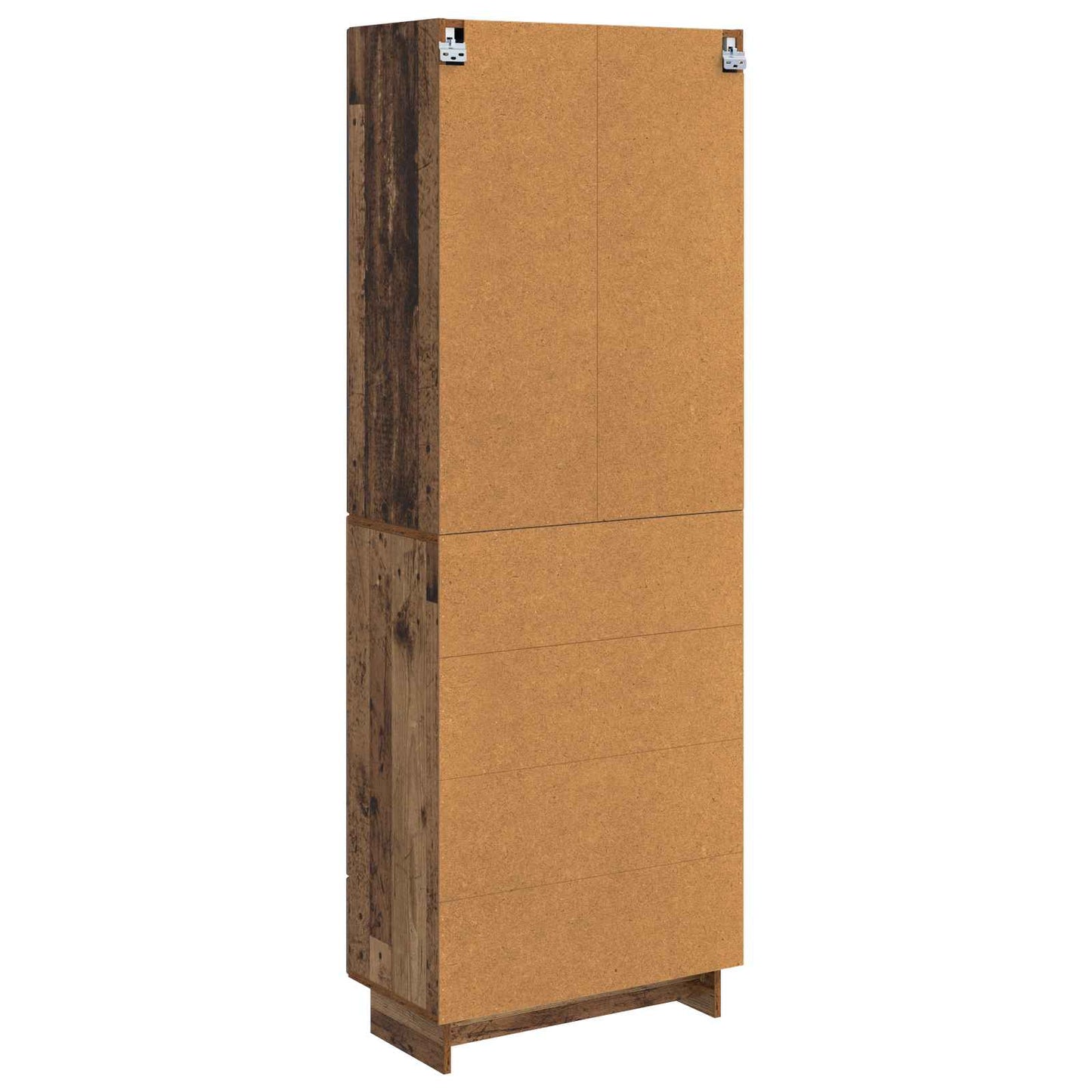vidaXL Cabinet Set 2 pcs Old Wood 66 x 34.5 x 95 cm Engineered Wood