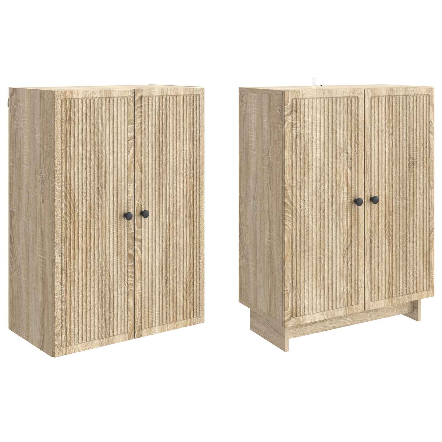 vidaXL Cabinet Set 2 pcs Sonoma Oak 66 x 34.5 x 90 cm Engineered Wood