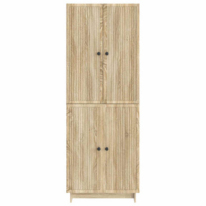 vidaXL Cabinet Set 2 pcs Sonoma Oak 66 x 34.5 x 90 cm Engineered Wood