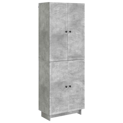 vidaXL Cabinet Set 2 pcs Concrete Grey 66 x 34.5 x 90 cm