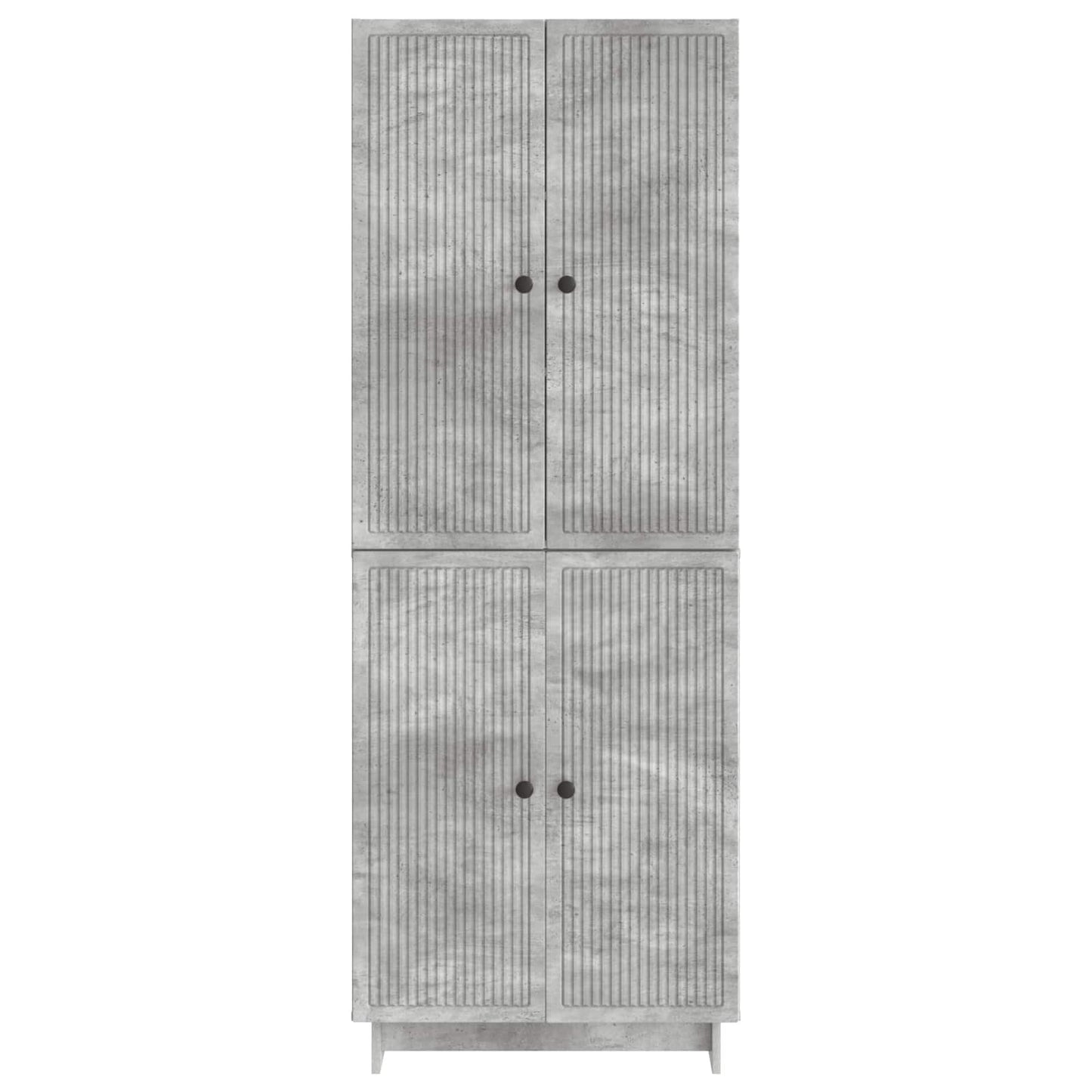 vidaXL Cabinet Set 2 pcs Concrete Grey 66 x 34.5 x 90 cm