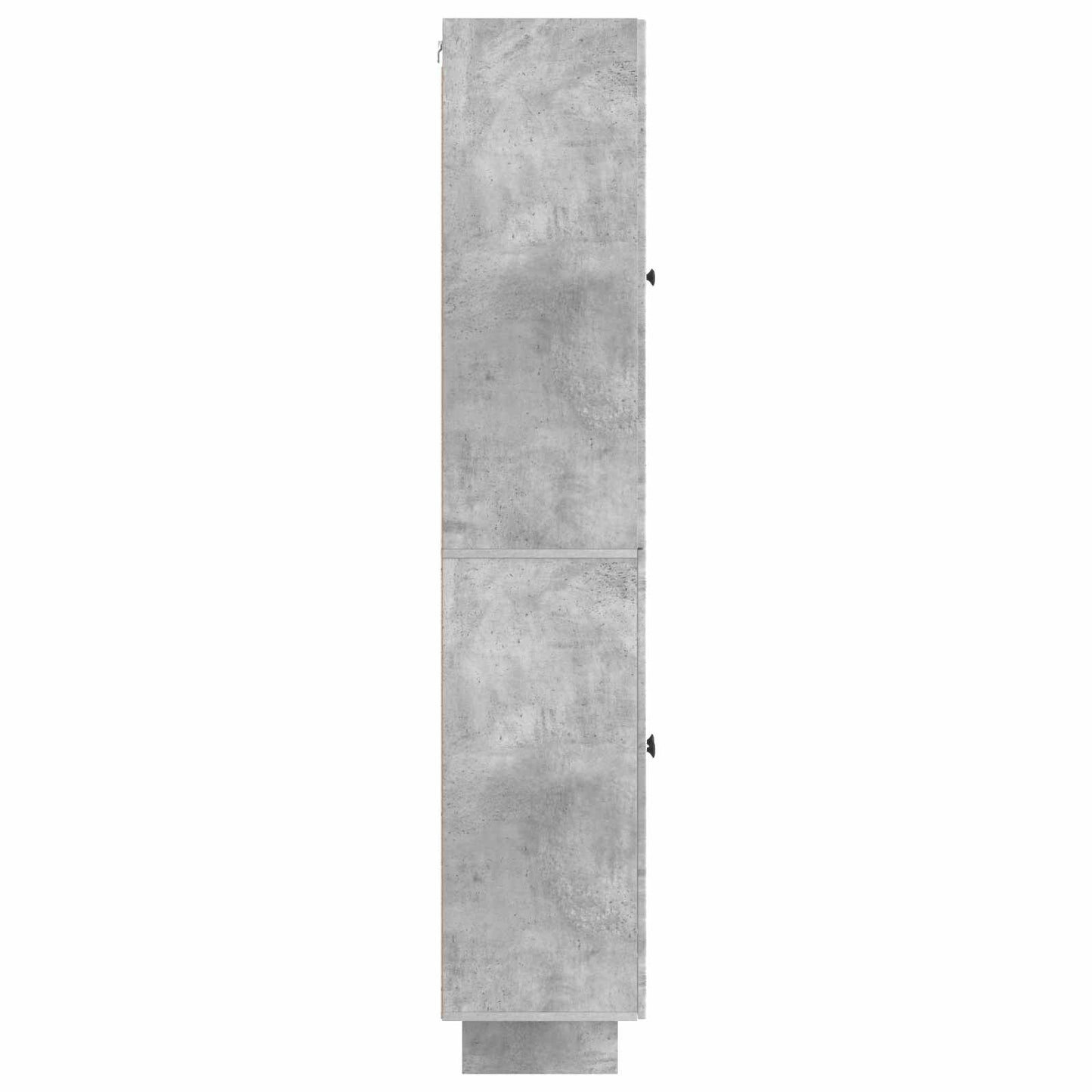 vidaXL Cabinet Set 2 pcs Concrete Grey 66 x 34.5 x 90 cm