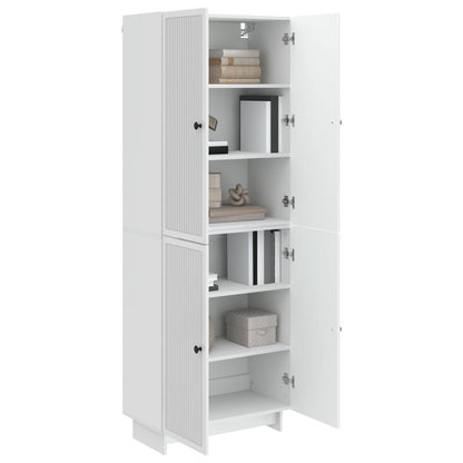 vidaXL Cabinet Set 2 pcs High Gloss White 66 x 34.5 x 90 cm