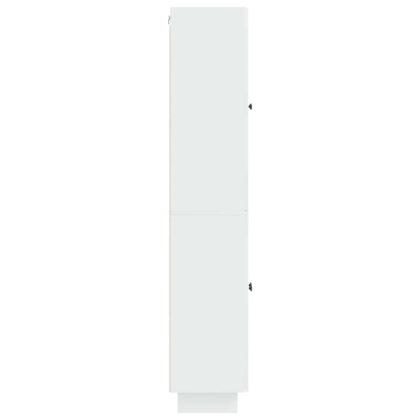 vidaXL Cabinet Set 2 pcs High Gloss White 66 x 34.5 x 90 cm