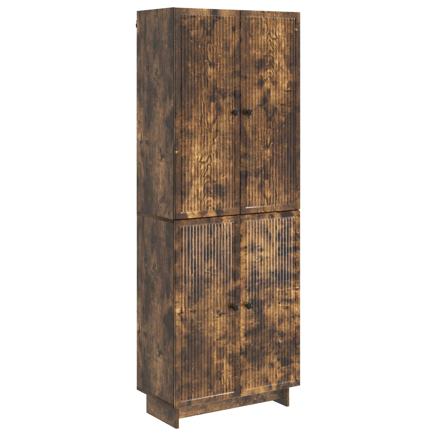 vidaXL Cabinet Set 2 pcs Smoked Oak 66 x 34.5 x 90 cm Engineered Wood