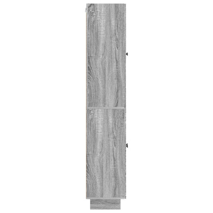 vidaXL Cabinet Set 2 pcs Grey Sonoma 66 x 34.5 x 90 cm Engineered Wood