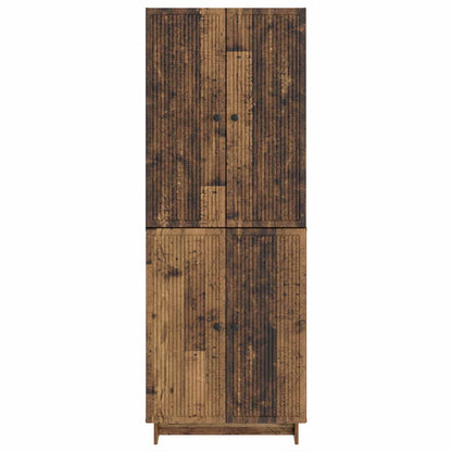 vidaXL Cabinet Set 2 pcs Old Wood Engineered Wood