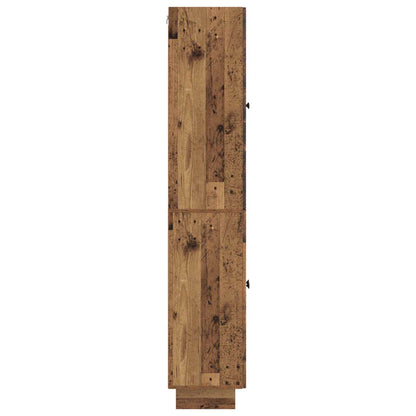 vidaXL Cabinet Set 2 pcs Old Wood Engineered Wood