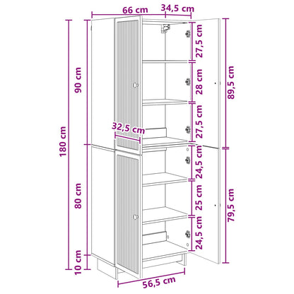 vidaXL Cabinet Set 2 pcs Old Wood Engineered Wood