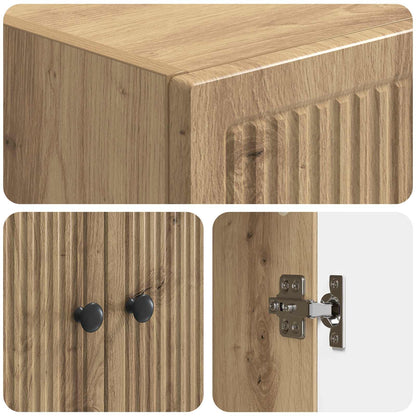 vidaXL Cabinet Set 2 pcs Artisan Oak Engineered Wood
