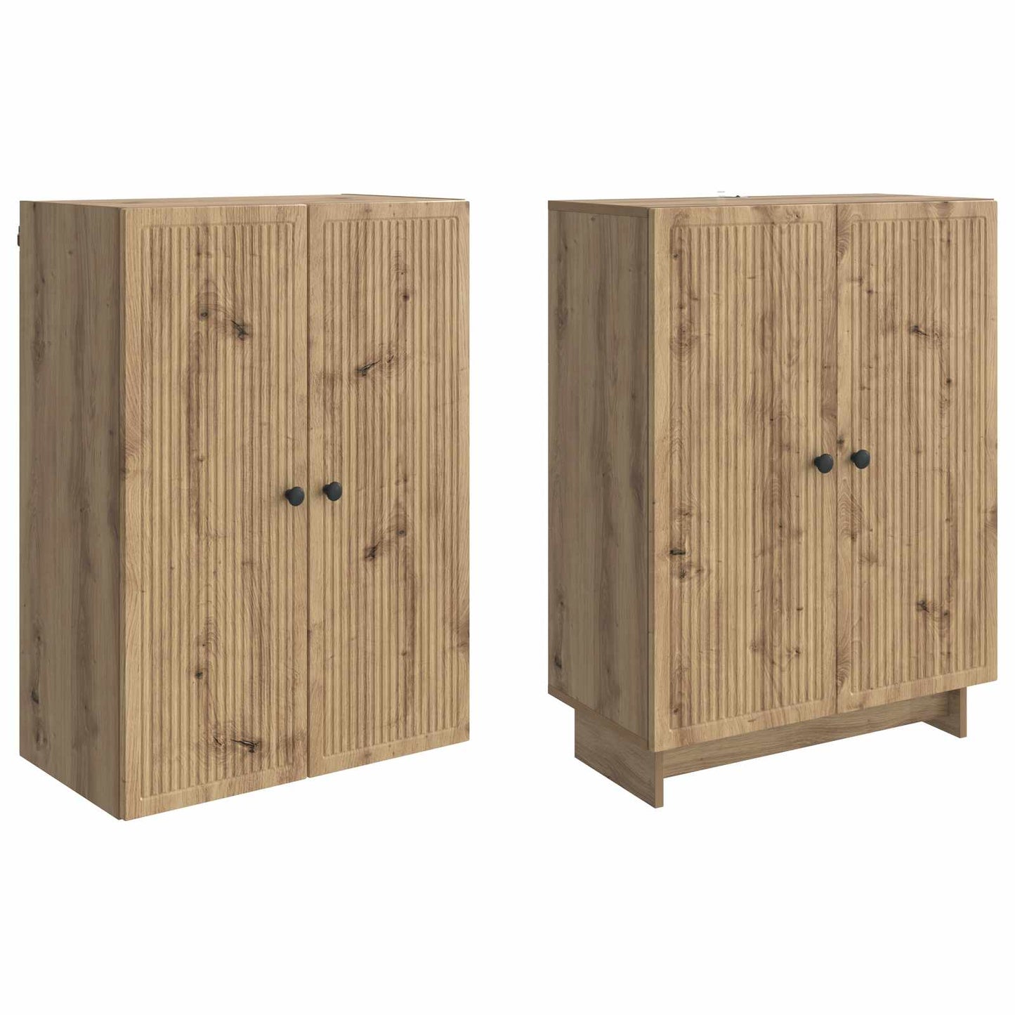 vidaXL Cabinet Set 2 pcs Artisan Oak Engineered Wood