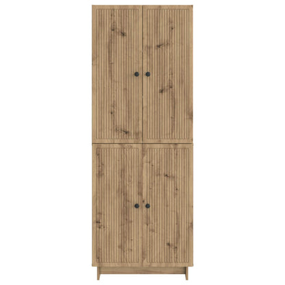 vidaXL Cabinet Set 2 pcs Artisan Oak Engineered Wood